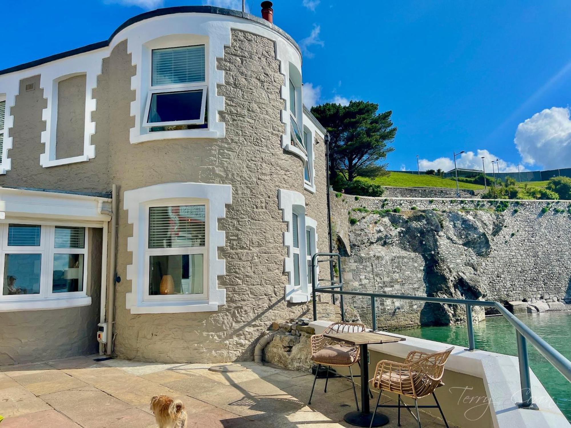 Seafront Cottage - Beach Access - Pet Friendly Plymouth Esterno foto